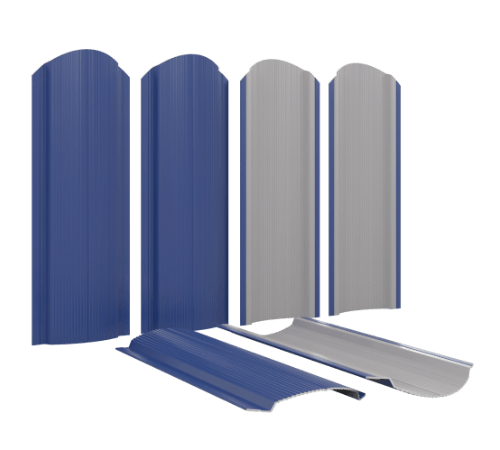 Штакетник для забора Фигурный Полукруглый в Казахстане