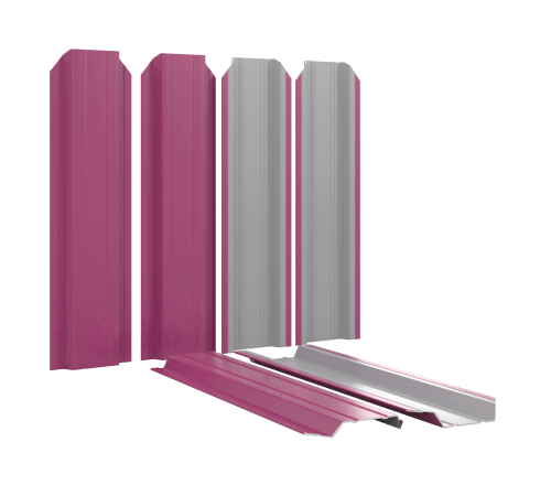 Штакетник для забора П-образный узкий в Казахстане